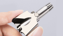 画像をギャラリービューアに読み込む, バッテリーなし!爪切り感覚で鼻毛処理できるエチケットカッター(ハンド2層刃タイプ)